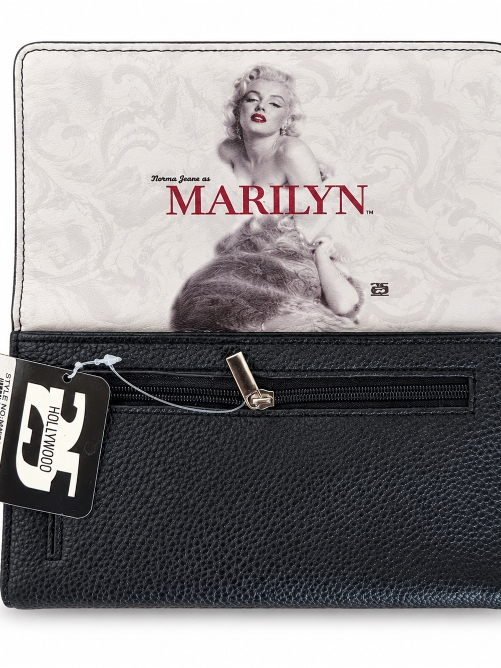 Marilyn Monroe Hollywood 200 Black Organizer Wallet NWT